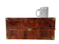 Alternative view of Vintage French Home Made Carry Case Jewellery Box Vanity Box With Mirror Portable Chest Display Jewelry Treasure circa 1970-80's