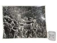 Alternative view of Vintage French Print Abbey St Martin Du Canigou Lapie Collection 20 Framing Display Photo Prints c1950's