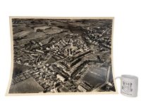 Alternative view of Vintage French Print French Town On Roman Fort Scolatheque Collection 27 Framing Display Photo Prints c1950's