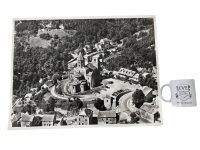 Alternative view of Vintage French Aerial Photo Print Eglise Saint-Nectare Church Architecture Lapie Collection 9 Framing Display Photo c1950's