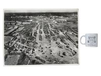 Alternative view of Vintage French Aerial Photo Print Neolithian Stone Site Archaeological Architecture Lapie Collection 2 Framing Display Photo c1950's