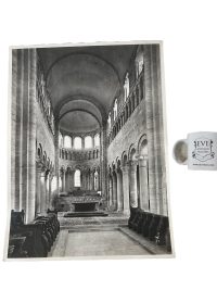 Alternative view of Vintage French Photo Print Abbey Saint-Benoit-Sur-Loire Church Architecture Lapie Collection 11 Framing Display Photo c1950's