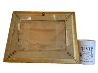 Alternative view of Vintage French Normandy River Lake Sailing Boats Trees Tree Woodland  Painting On Canvas Normandy circa 1950's