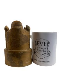 Alternative view of Vintage English Our Lady Of Watsinaham Mary Maria Christ Figurine Damaged Catholic Christian Religious Icon circa 1940-50's