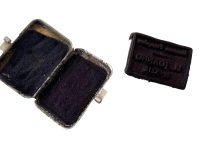 Alternative view of Vintage French Small Personal Address Ink Stamp Box circa 1950's