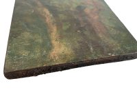 Alternative view of Antique French Trees Wood Forest "Lungs" Oil Painting On Wood Board Wall Decor Decoration c1900's