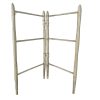 Vintage French Clothes Rail Dryer Hanger Stand Wooden Clothes Hanger Decor Storage DAMAGED c1930-50's