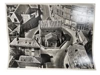 Vintage French Aerial Photo Print Village Church Architecture Lapie Collection 6 Framing Display Photo Prints c1950's