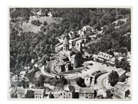 Vintage French Aerial Photo Print Eglise Saint-Nectare Church Architecture Lapie Collection 9 Framing Display Photo c1950's