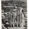 Vintage French Aerial Photo Print L'Epine En Champagne Eglise Church Architecture Lapie Collection 23 Framing Display Photo c1950's