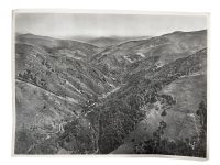 Vintage French Aerial Photo Print River Wooded Valley Mountains Lapie Collection 8 Framing Display Photo c1950's