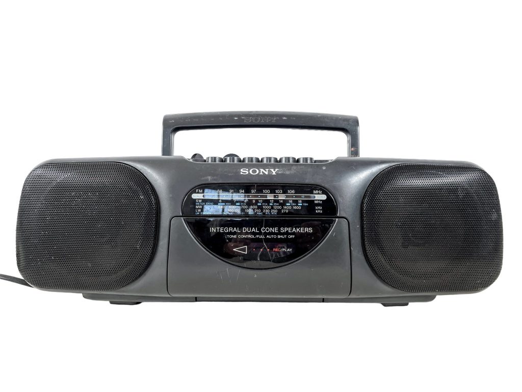Vintage Sony Portable Radio Cassette CFS-B11L Hi-Fi Battery Mains circa 1980-90’s