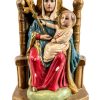 Vintage English Our Lady Of Watsinaham Mary Maria Christ Figurine Damaged Catholic Christian Religious Icon circa 1940-50's