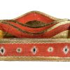 Vintage Italian Florentine Wooden Desk Tidy Document Letter Stand Rest Display Wooden Wood Organiser Display c1960-70's