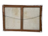 Alternative view of Vintage French Turenis Town Canal Large Oil Painting On Canvas Signed Damaged circa 1967