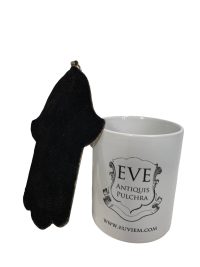 Alternative view of Vintage Moroccan Wall Hanging Hand Of Fatima Silver Metal Hand Made Decorative Ornament c1990's