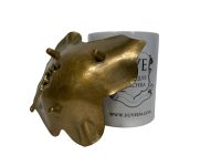 Alternative view of Vintage French Brass Small Grape Vine Leaf Dish Plate Catch-All Ornament Decorative circa 1960-70's