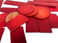 Alternative view of Antique French Carved Bone Mixed Collection x 42 Circular Gaming Chips Counters Tokens Token Games Gambling Chip c1910's