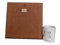 Alternative view of Antique French Couhault Paris Mon Dangleterre Terracotta Portrait Medallion Plaque L. Duc Arch Te 1865 Wall Hanging Decor c1910-20's