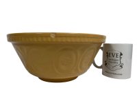 Alternative view of Vintage English Bread Dough Cake Mixing Bowl Kitchen Cooking Baking circa 1970-80's
