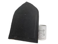 Alternative view of Vintage Moroccan Wall Hanging Rectangular Mirror Silver Metal Glass One-Off Hand Made Decorative Cloakroom c1980-90's