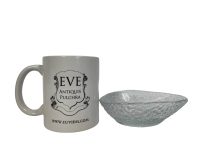 Alternative view of Vintage French Advocado Shaped Serving Pudding Glass Dish Bowl Set Of Six Bowls circa 1980-90's