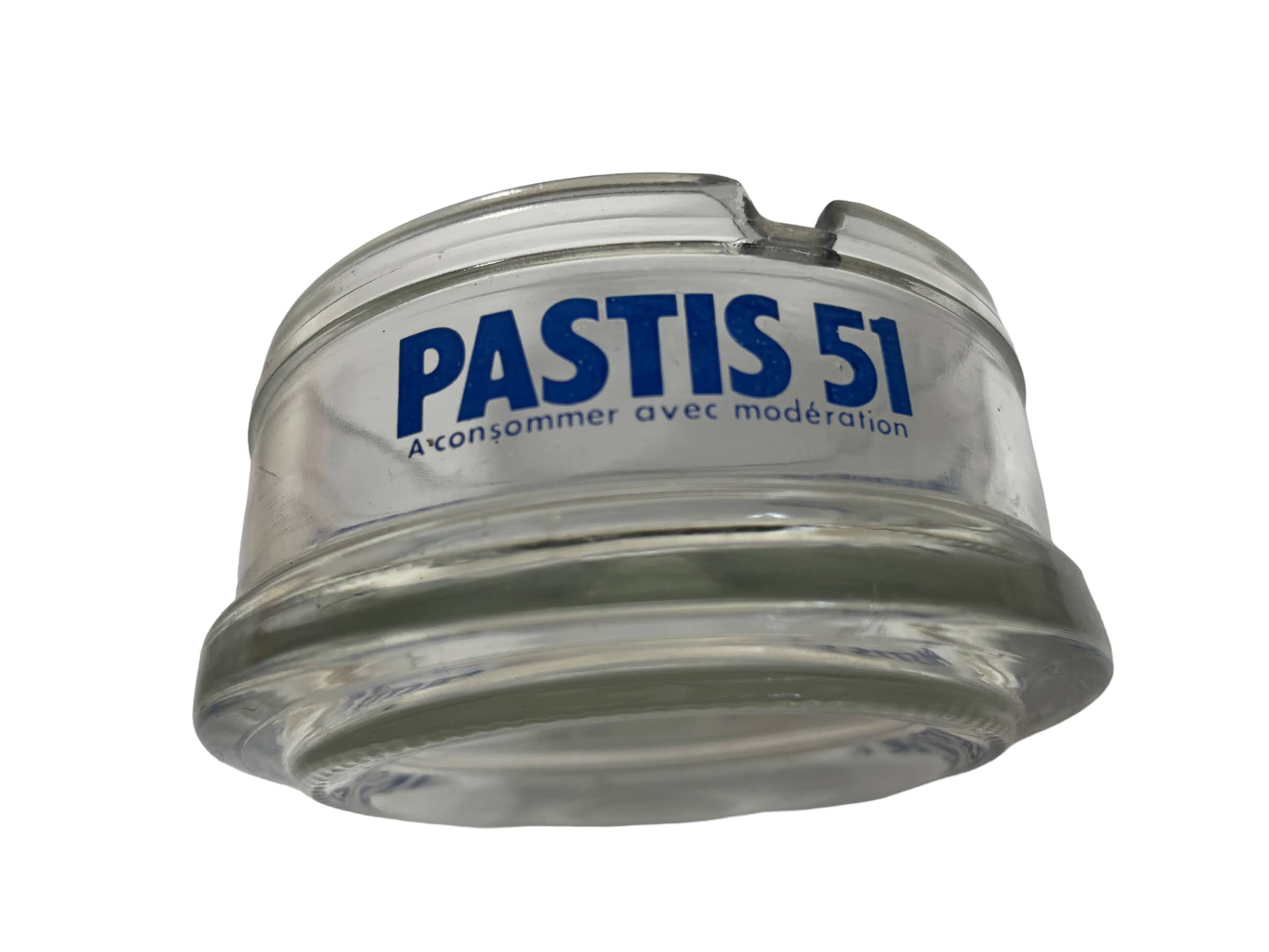 Vintage Pastis 51 Glass Advertising Bottle