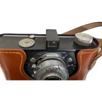 Alternative view of Vintage American USA Argus Anastigmat Camera Still Film 50mm f/4.5 With Original Cow Hide Case Untested circa 1950-60's