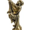 Antique Japanese Solid Bronze Okimono Altar Figurine Buddhist Monk 19th Century Figurine Ornament circa 1850-1900's