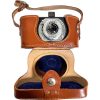 Vintage American USA Argus Anastigmat Camera Still Film 50mm f/4.5 With Original Cow Hide Case Untested circa 1950-60's