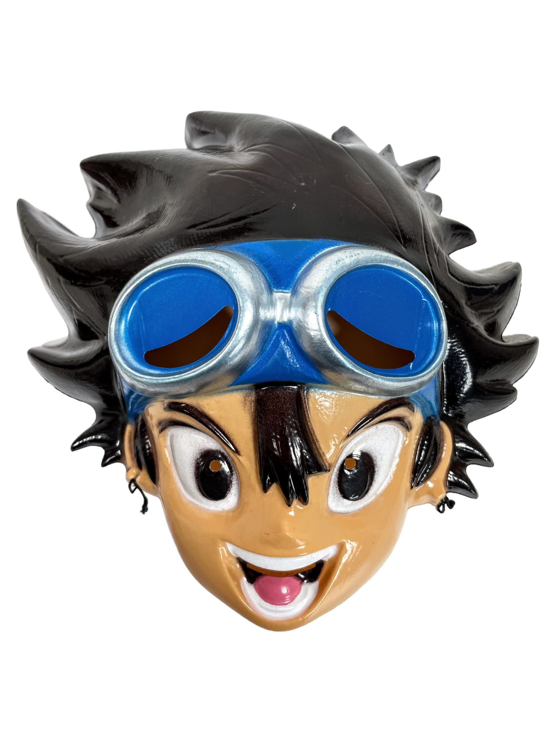 Vintage French Digimon Aki Yoshi Toy Fancy Dress Mask Costume Children Vintage French Digimon Aki Yoshi Toy Fancy Dress Mask Costume Children