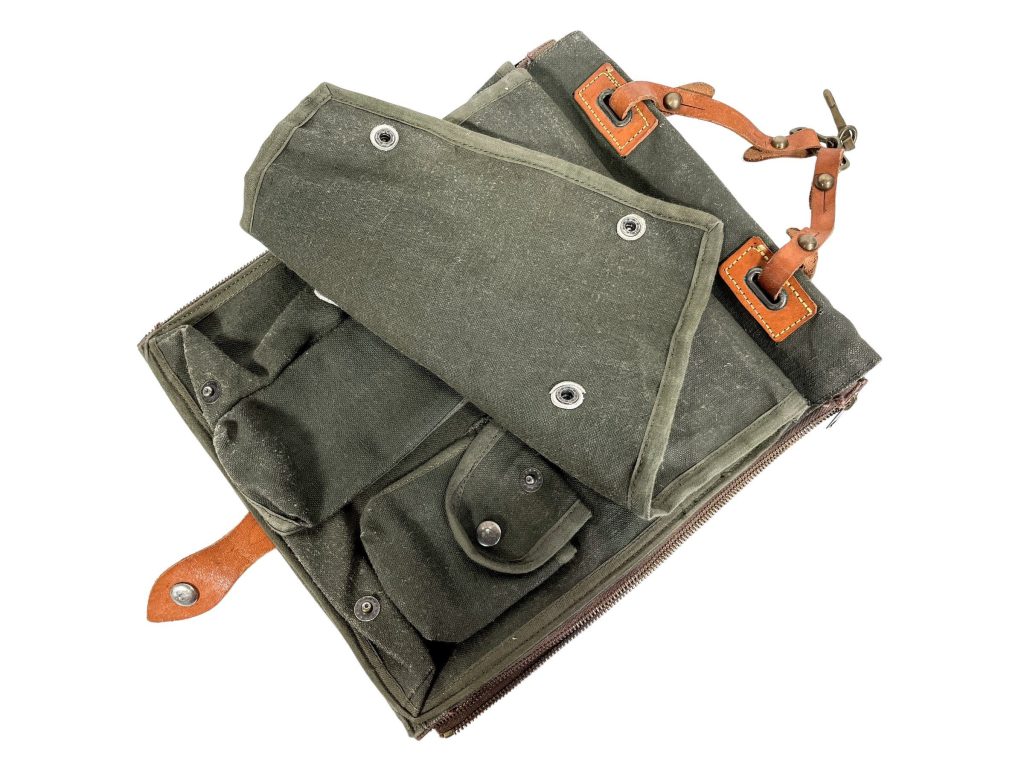 Vintage French Cycling Walking Travelling Map Case Bag Bike Pocket Pouch Messenger Wallet Handlebar Rambling circa 1970-80's