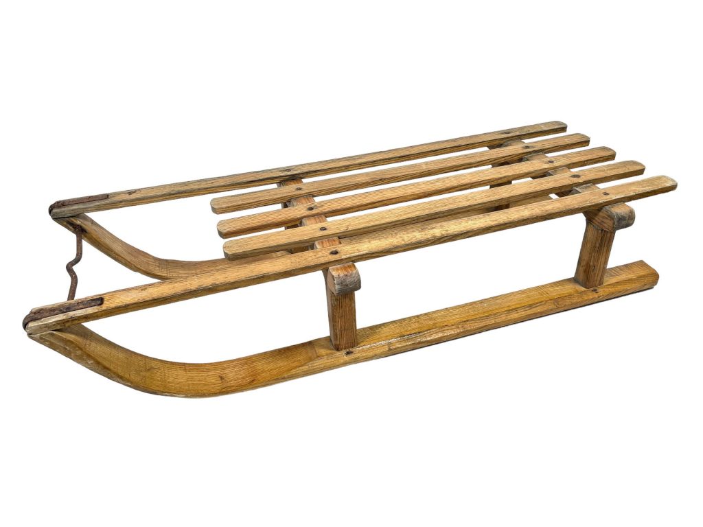 Vintage French Donnay Wood Wooden Snow Sled Sledge Sledging circa 1980’s
