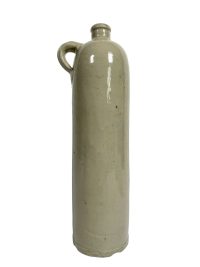 Vintage French Metal Large Grey Galvanised Galvanized Iron Watering Water Jug Can Carafe Pitcher Vase circa 1950-60’s