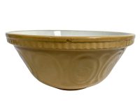 Vintage English Bread Dough Cake Mixing Bowl Kitchen Cooking Baking circa 1970-80's