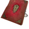 Antique French Red Velvet Clasped Photo Picture Postcard Album Collector Damaged Needs Repair Renovation c1900