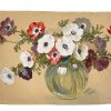 Vintage French "Popping" Flowers Still Life Watercolour Painting Drawing On Paper Wall Decor Decoration c1960-70's