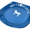 Vintage English Wade White Horse Scotch Whisky Ashtray Smoking Cigarette Tobacciana Cafe Bar circa 1980-1990's