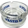 Vintage French Glass Pastis 51 Ashtray Smoking Cigarette Tobacciana Cafe Bar circa 1980-1990's
