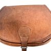 Vintage English Thick Leather Shoulder Carrying Hunting Bag Handbag Hide Hunting Shooting Shotgun Shell Ammunition Holder circa 1980's