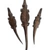Vintage African Crocodile Wooden Statue Figurines Primitive Sculpture Croc Carving Tribal Art Decor c1960-70's
