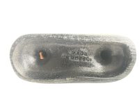 Alternative view of Vintage Greek Horse Glazed Terracotta Black Green Grey Reproduction Ornament Handmade Decor Design c1980's