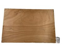 Alternative view of Vintage French Coastal Water Reflection Wave Mont St Michel Large Dark Night Painting Oil Skyline On Board Signed Anita circa 1992