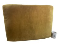 Alternative view of Vintage French Extra Large Padded Pouffe Footrest Stool Fabric Covered Wooden Padded Bench Chair Footrest Seat c1960-70's