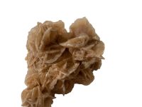 Alternative view of Antique Tunisian Desert Rose scholars rock tall heavy mineral formation organic natural desktop sculpture circa 1910-50's