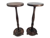 Alternative view of Plinth Vintage French Side Table Pedestal Plant Stand Wooden Flower Pot Ornament Display Prop Design Tabouret Furniture c1950-60's