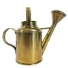 Vintage French Small Brass Inside Water Jug Pitcher Watering Can Churn Plant circa 1970-=80's