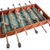 Vintage French Mini Small Table Football Soccer Toy Game Of Skill Wooden Wood Toy Decorative Collector DAMAGED c1960-70's