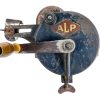 Vintage French ALP Hand Powered Operated Grinding Blade Knife Sharpening Machine Industrial Decor Display Functional c1940-50's