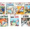 Vintage French Asterix Comics Comic Book x8 Childrens Childs Kids Books Collection Book Memorabilia Collector Rare circa 1967-1980